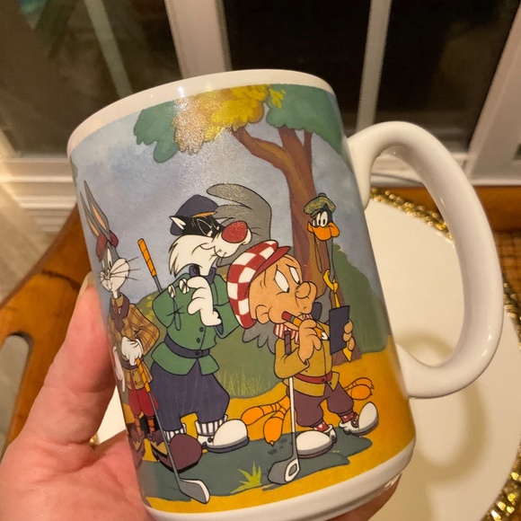 VTG Warner Bros. Studio Looney Tunes Golfing Mug 1993 - Picture 7 of 9